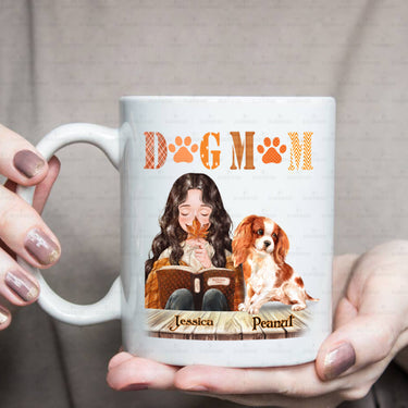 Personalized Dog Gift Idea - Dog Mom, Gift For Dog Lover - White Mug